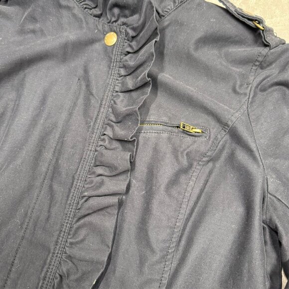 Vintage 2000s Y2K Juicy Couture Jacket Ruffles Large - Picture 4 of 8